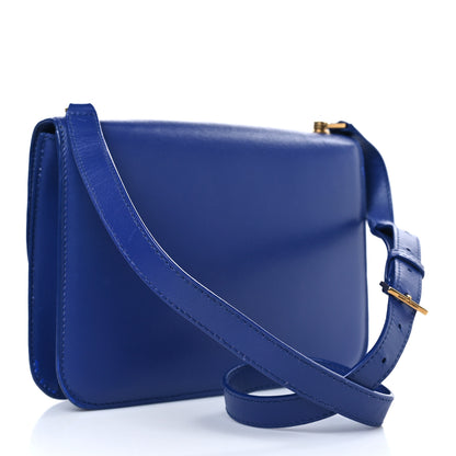 Saint Laurent Smooth Calfskin Carre Satchel Royal Blue 3 of 10