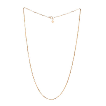 David Yurman 18K Yellow Gold 1.7mm Box Chain Necklace 18" 3 of 6