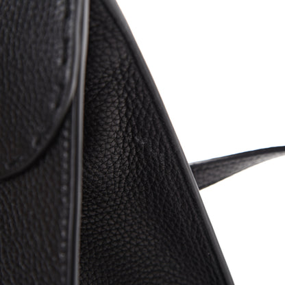 Gucci Calfskin Small GG Marmont Top Handle Bag Black 10 of 10