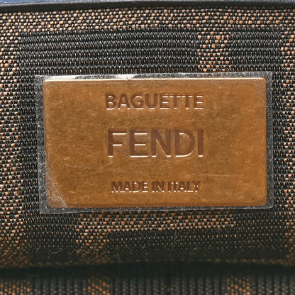 Fendi Shearling FF Midi Chain Baguette Mirto 6 of 10