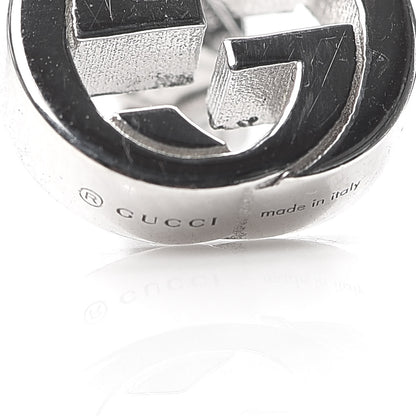 Gucci Sterling Silver Interlocking GG Stud Earrings 5 of 5