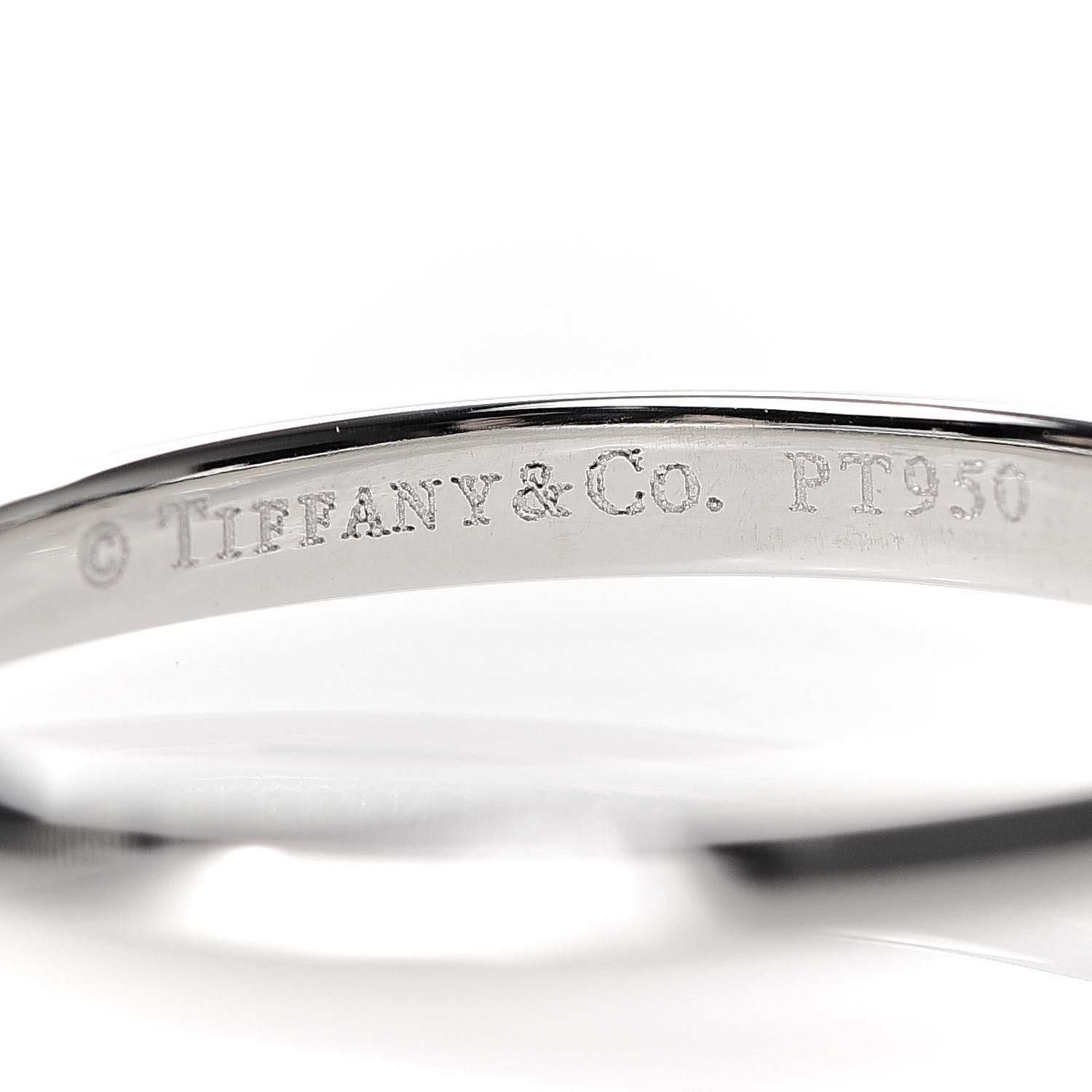 Tiffany Platinum Diamond .24ct Solitaire Engagement Ring 52 6 4 of 5