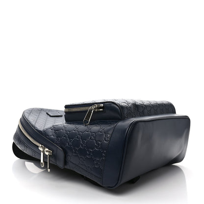 Gucci Guccissima Signature Day Backpack Blue 3 of 10