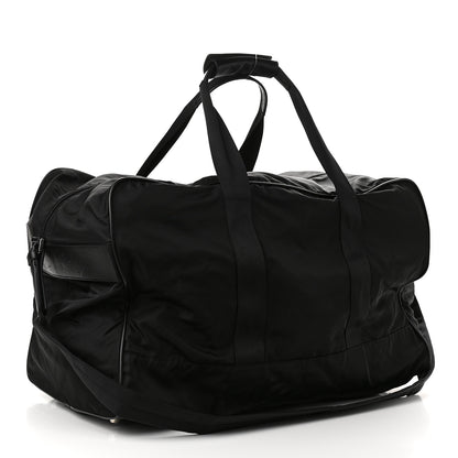 Prada Tessuto Nylon Saffiano Viaggio Carry On Travel Bag Black 2 of 7