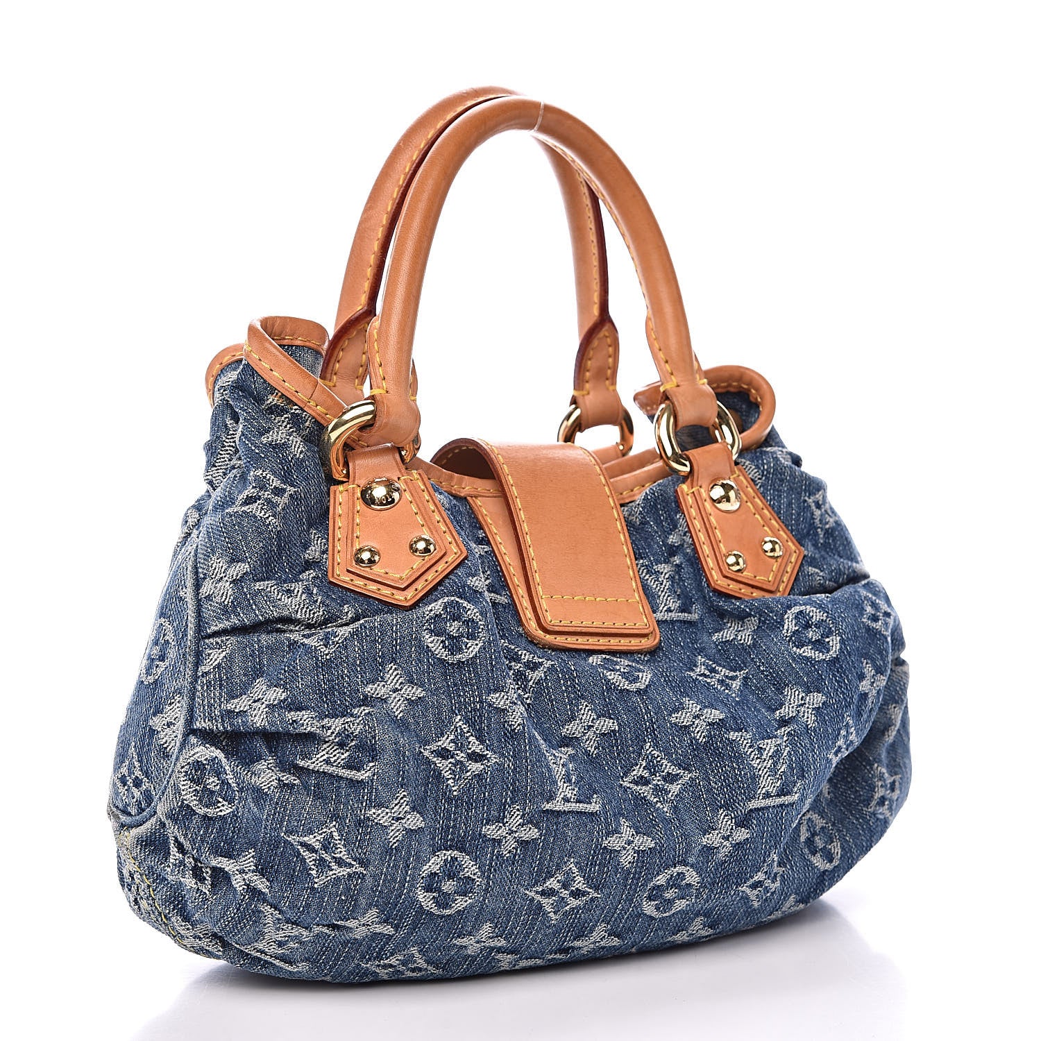 Louis Vuitton Monogram Denim Pleaty Blue 3 of 13