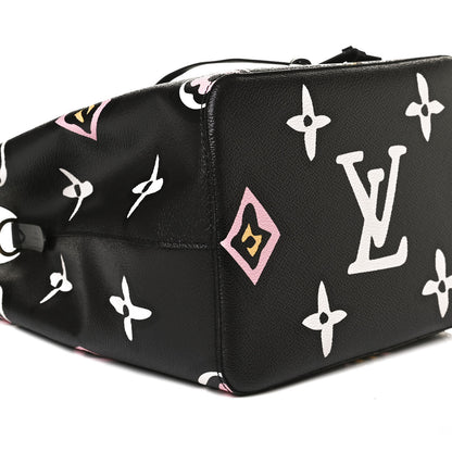 Louis Vuitton Monogram Giant Wild At Heart Neonoe MM Black 9 of 12