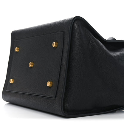 Celine Crisped Calfskin Medium Tie Knot Tote Black 8 of 9