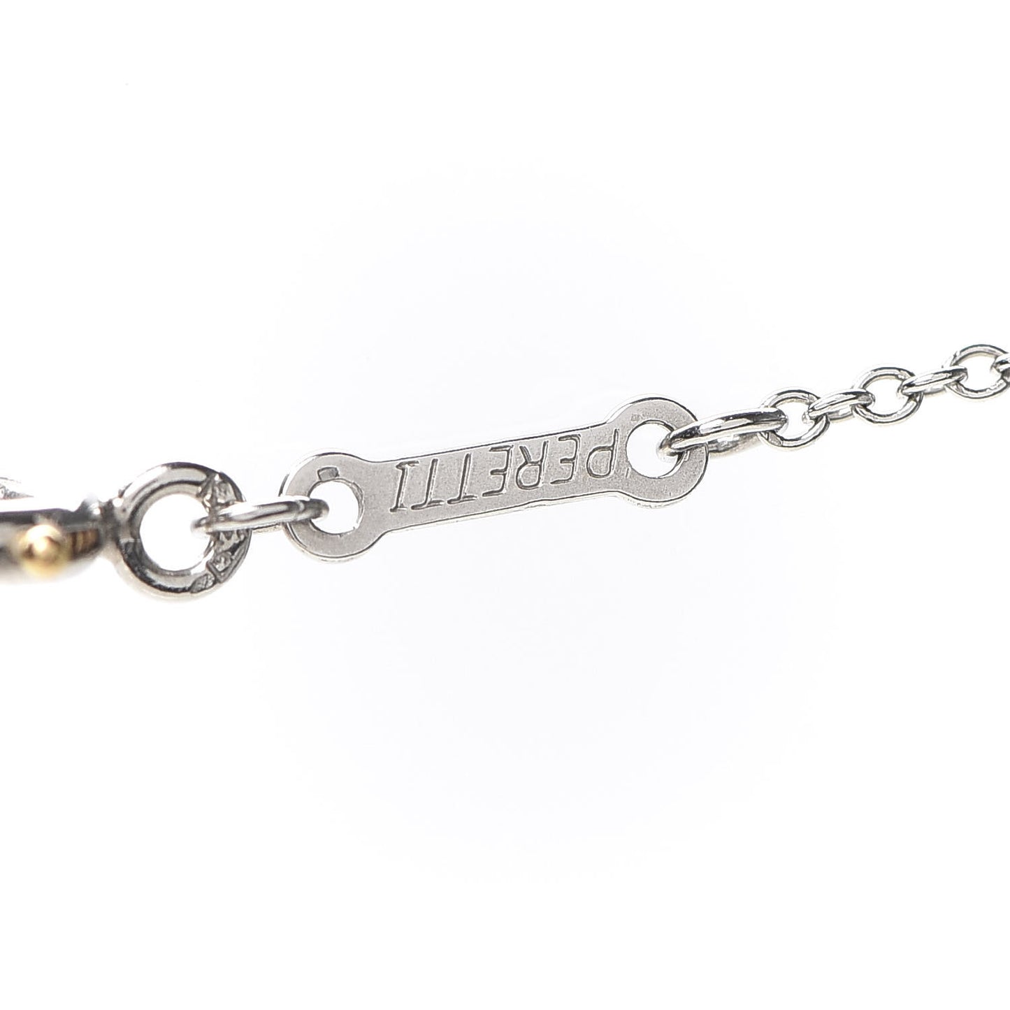 Platinum Diamond .17ct Elsa Peretti Diamonds by the Yard Pendant Necklace