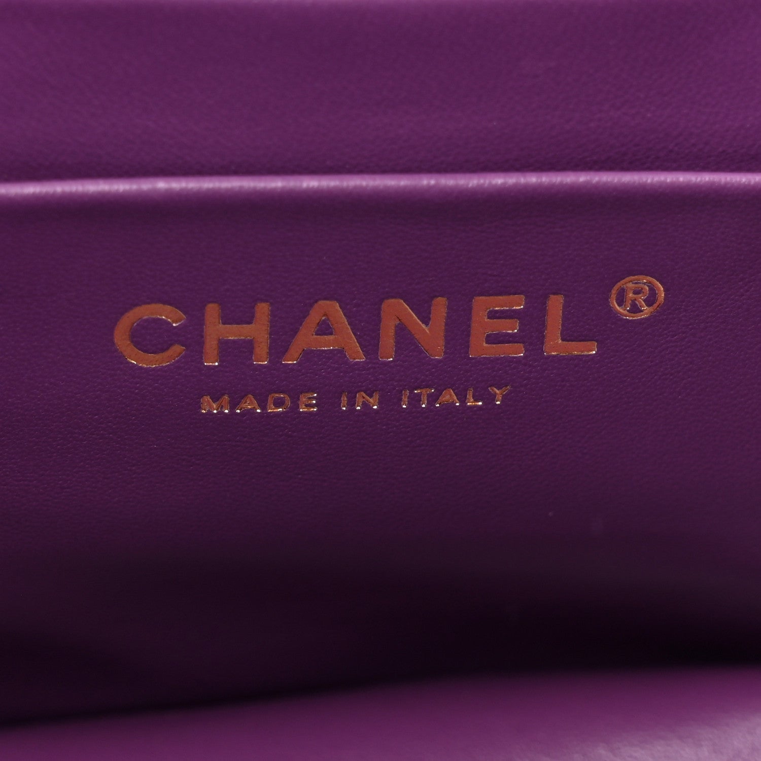 Chanel Shearling Lambskin Quilted Small Vanity Case Purple 6 of 10