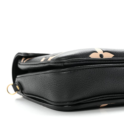 Louis Vuitton Empreinte Monogram Giant Pochette Metis Black Beige 7 of 8