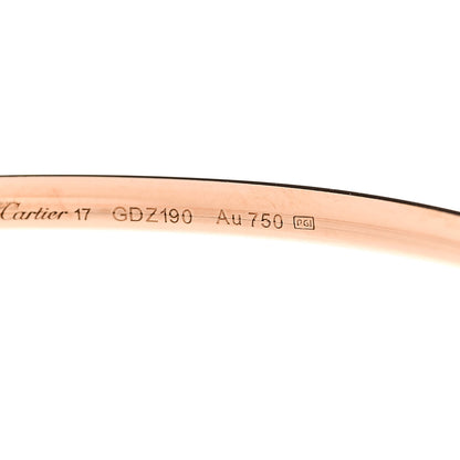Cartier 18K Pink Gold Small Juste Un Clou Bracelet 17 4 of 7