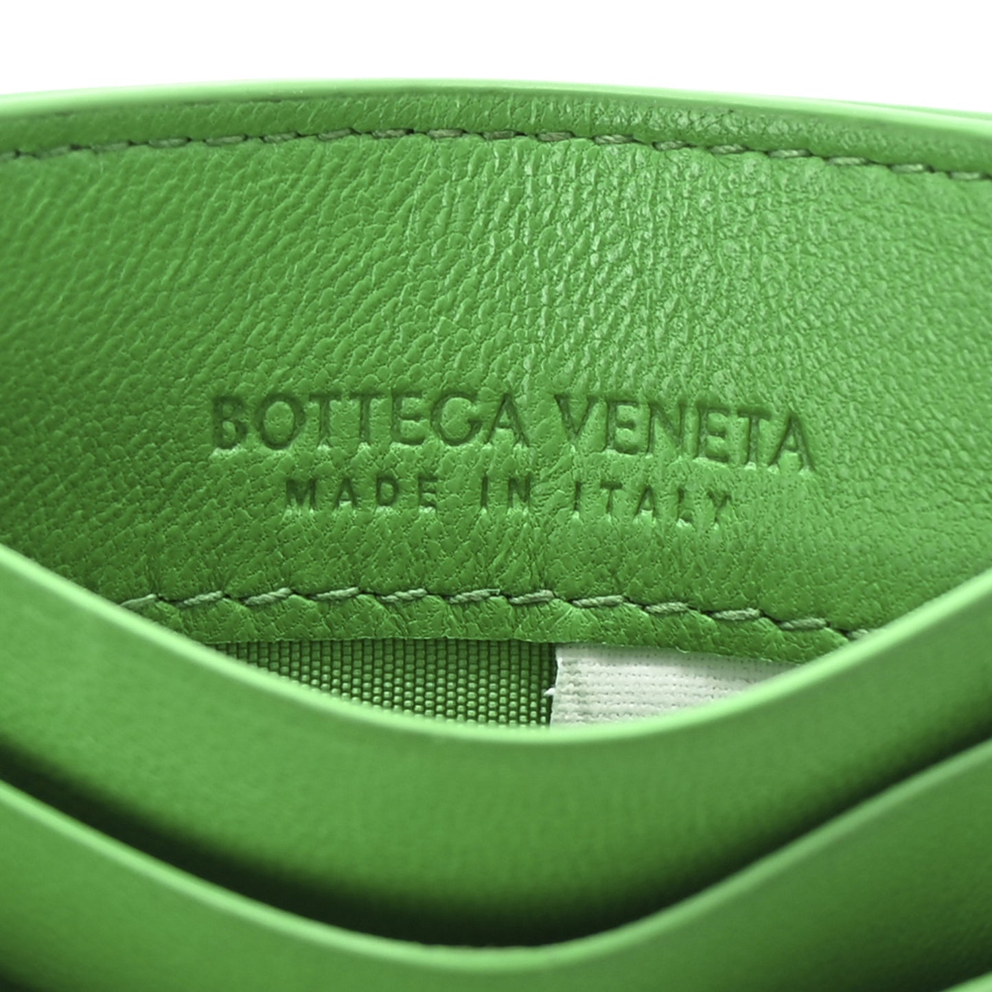 Nappa Intrecciato Card Holder Parakeet