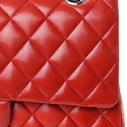 Chanel Lambskin Quilted Medium Double Flap Red 12 of 20