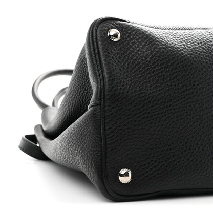 Prada Vitello Daino Medium Double Tote Black Cuoio Black Cuoio 10 of 11