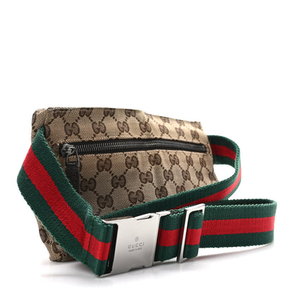 Gucci Monogram Web Belt Bag Dark Brown 3 of 14