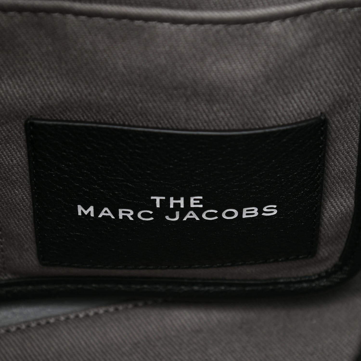 Marc Jacobs Grained Calfskin Medium The Tote Bag Black 5 of 9