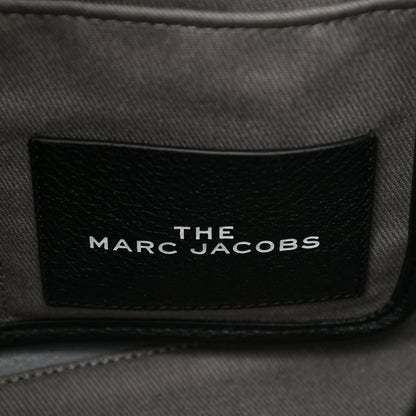 Marc Jacobs Grained Calfskin Medium The Tote Bag Black 5 of 9