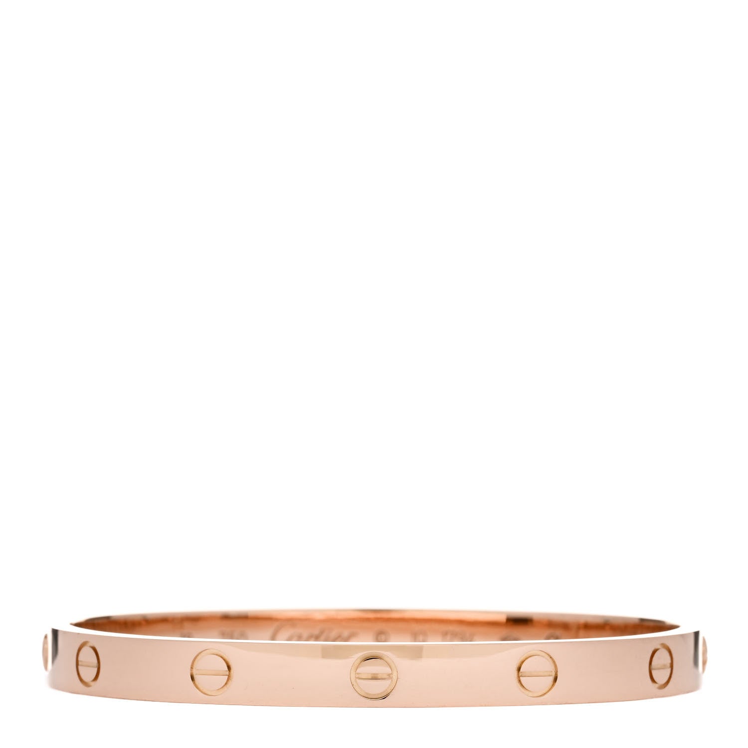 Cartier 18K Pink Gold LOVE Bracelet 18 1 of 3
