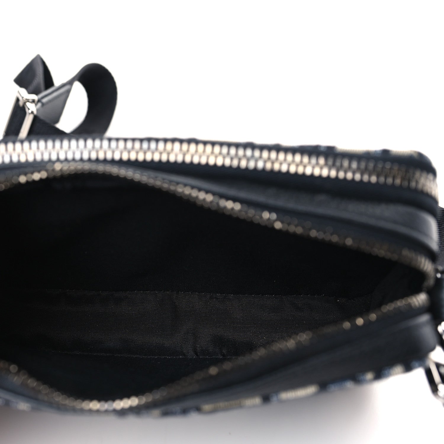 Christian Dior Oblique Pouch Beige Black 5 of 10