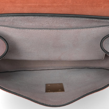 Chloe Suede Smooth Calfskin Drew Shoulder Bag Classic Tobacco 4 of 4