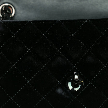 Chanel Velvet Quilted Mini Rectangular Flap So Black 15 of 15