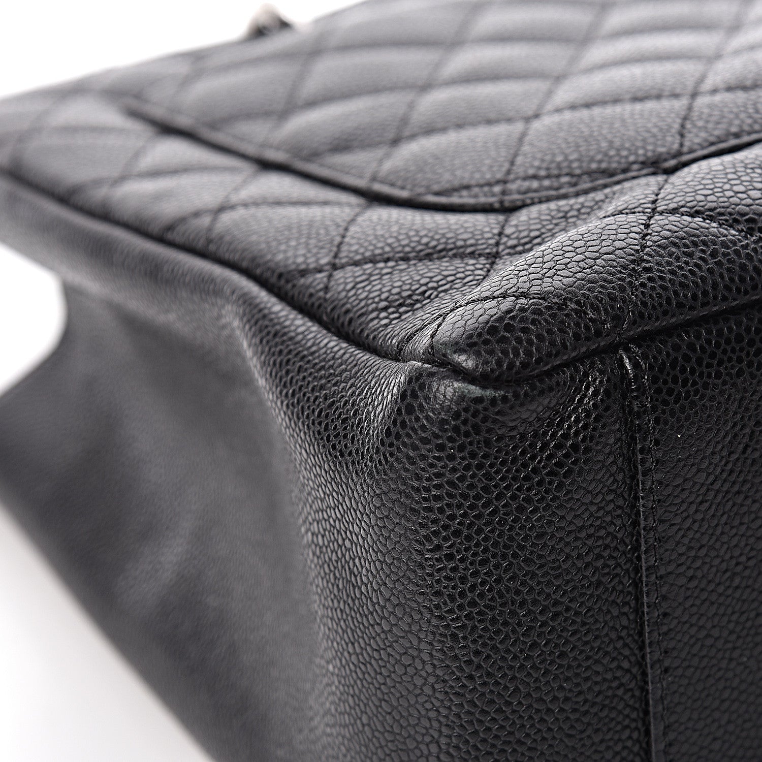 Chanel Caviar Quilted Grand Shopping Tote GST Black 10 of 13