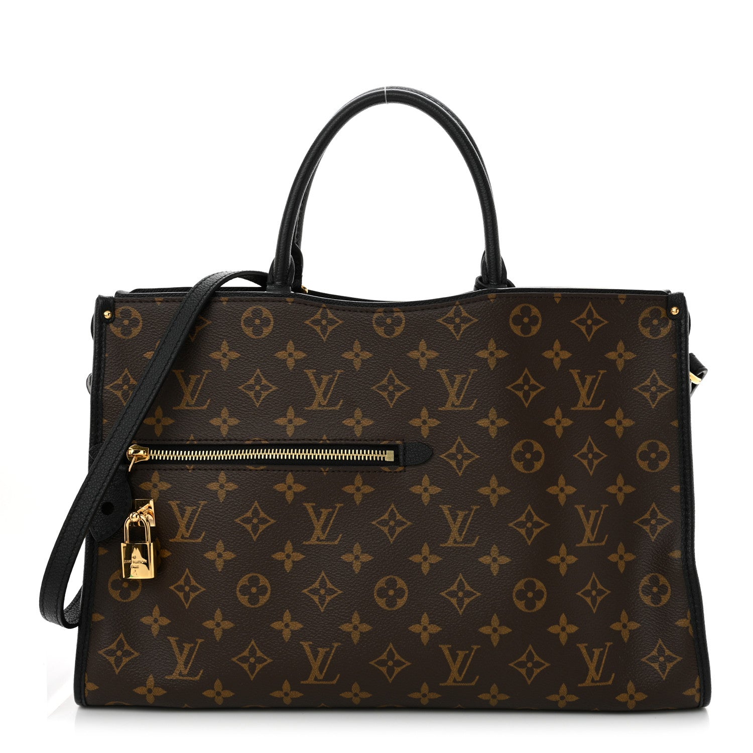 Louis Vuitton Monogram Popincourt MM Black 1 of 9