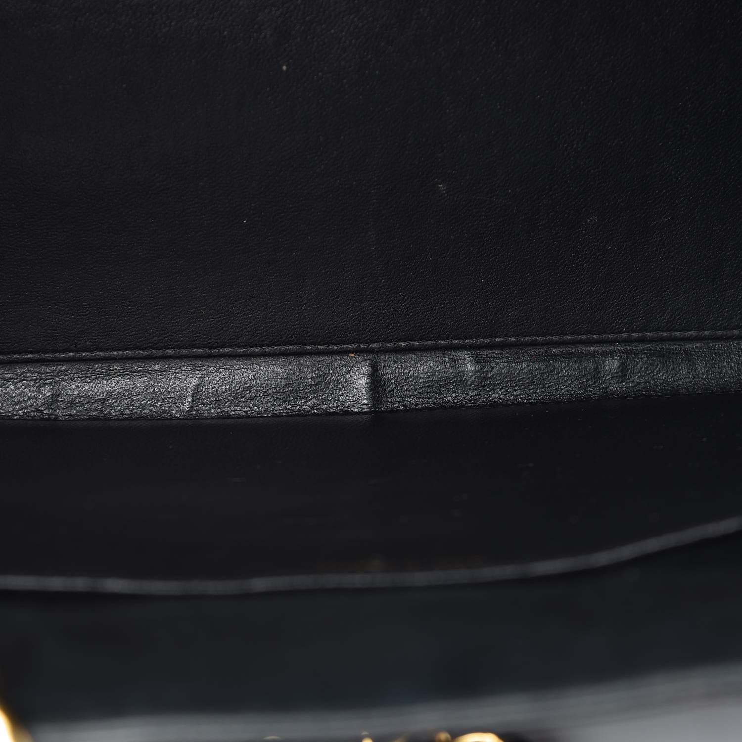 Chanel Glazed Calfskin Quilted Tote Black 10 of 19