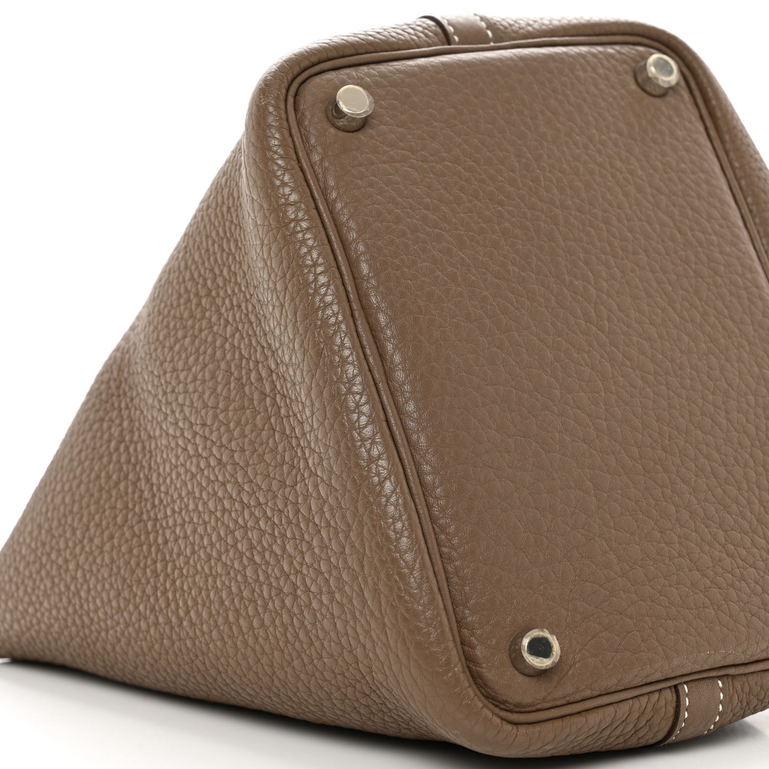 Hermes Taurillon Clemence Picotin Lock 18 PM Etoupe 8 of 9