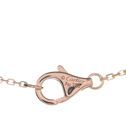 Cartier 18K Pink Gold Diamond Black Onyx XS Amulette de Cartier Pendant Necklace 5 of 6