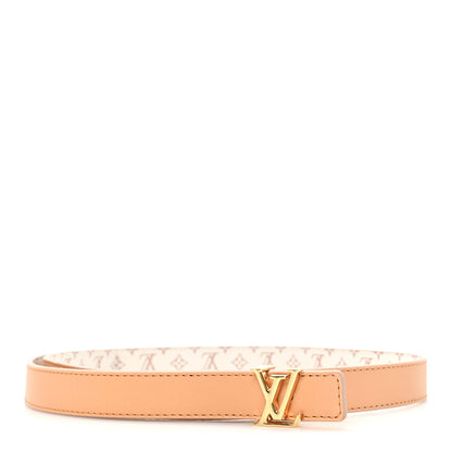 Louis Vuitton Calfskin Monogram Dune 20mm LV Iconic Reversible Belt 80 32 Sandy 5 of 5