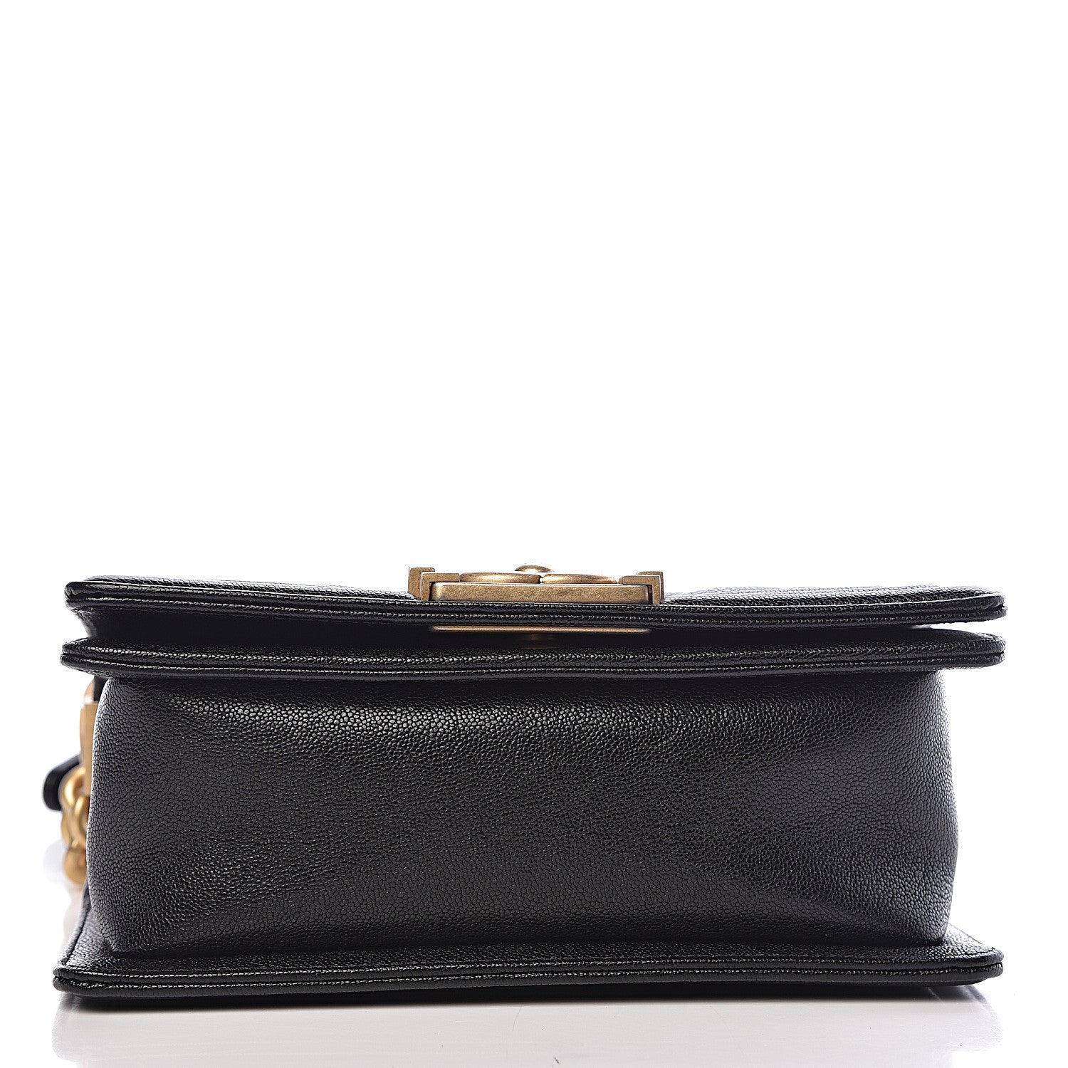 Chanel Caviar Chevron Quilted Small Boy Flap Black 11 of 13