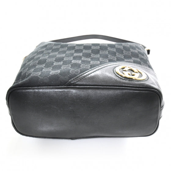 Gucci Monogram New Britt Shoulder Bag Black 4 of 12