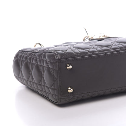 Christian Dior Lambskin Cannage Small Lucky Badges My Lady Dior Black 7 of 11