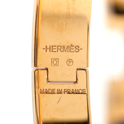 Hermes Enamel Narrow Clic Clac H Bracelet GM Bleu Royal 3 of 3