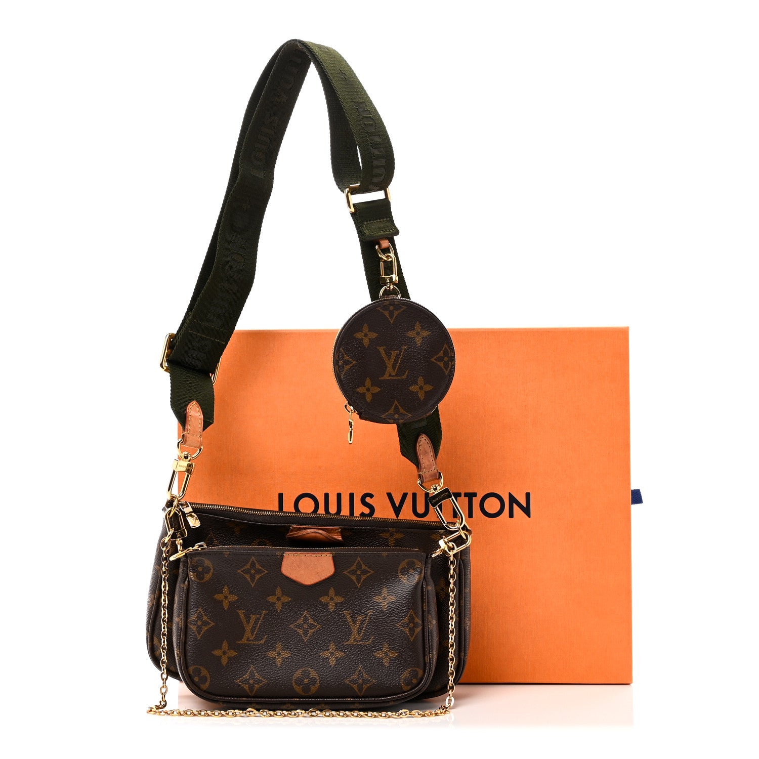 Louis Vuitton Monogram Multi Pochette Accessories Kaki 12 of 12