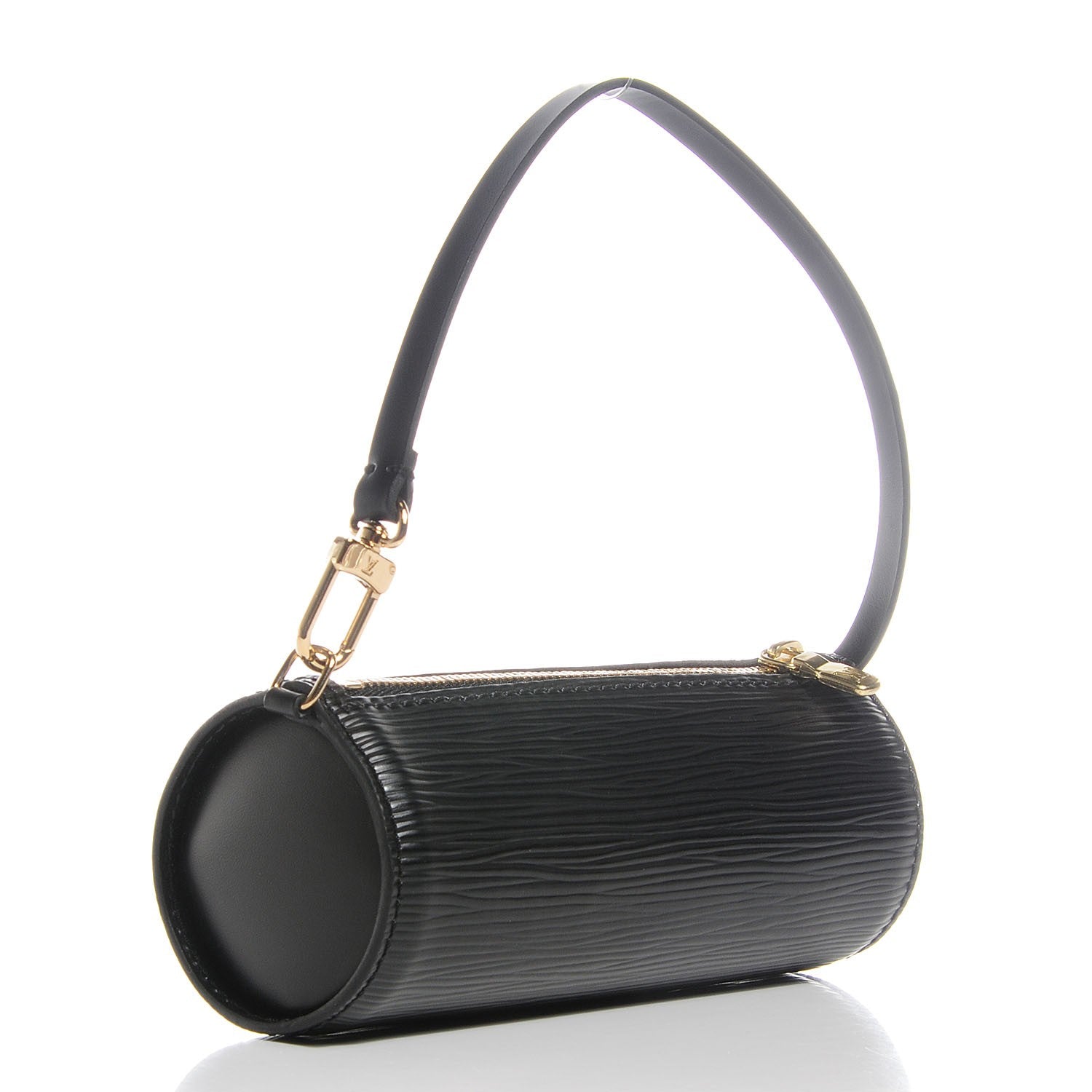 Louis Vuitton Epi Trousse Ronde Case Makeup Accessory Bag Black 3 of 6