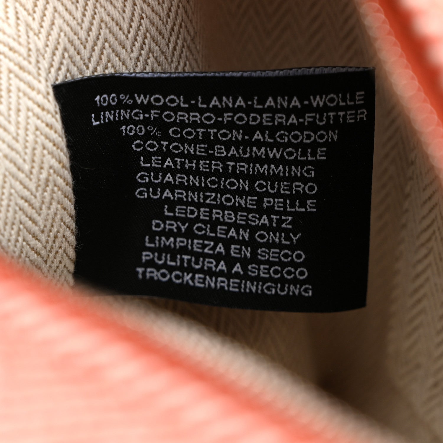 Hermes Wool Small Bride-A-Brac H Natte Pouch Tomette 6 of 8