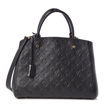 Louis Vuitton Empreinte Montaigne MM Black 1 of 16