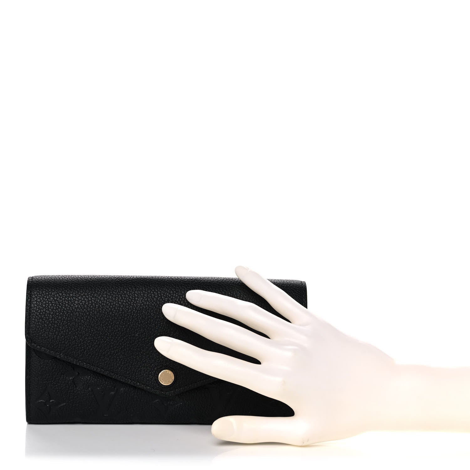 Louis Vuitton Empreinte Sarah Wallet NM Black 2 of 11