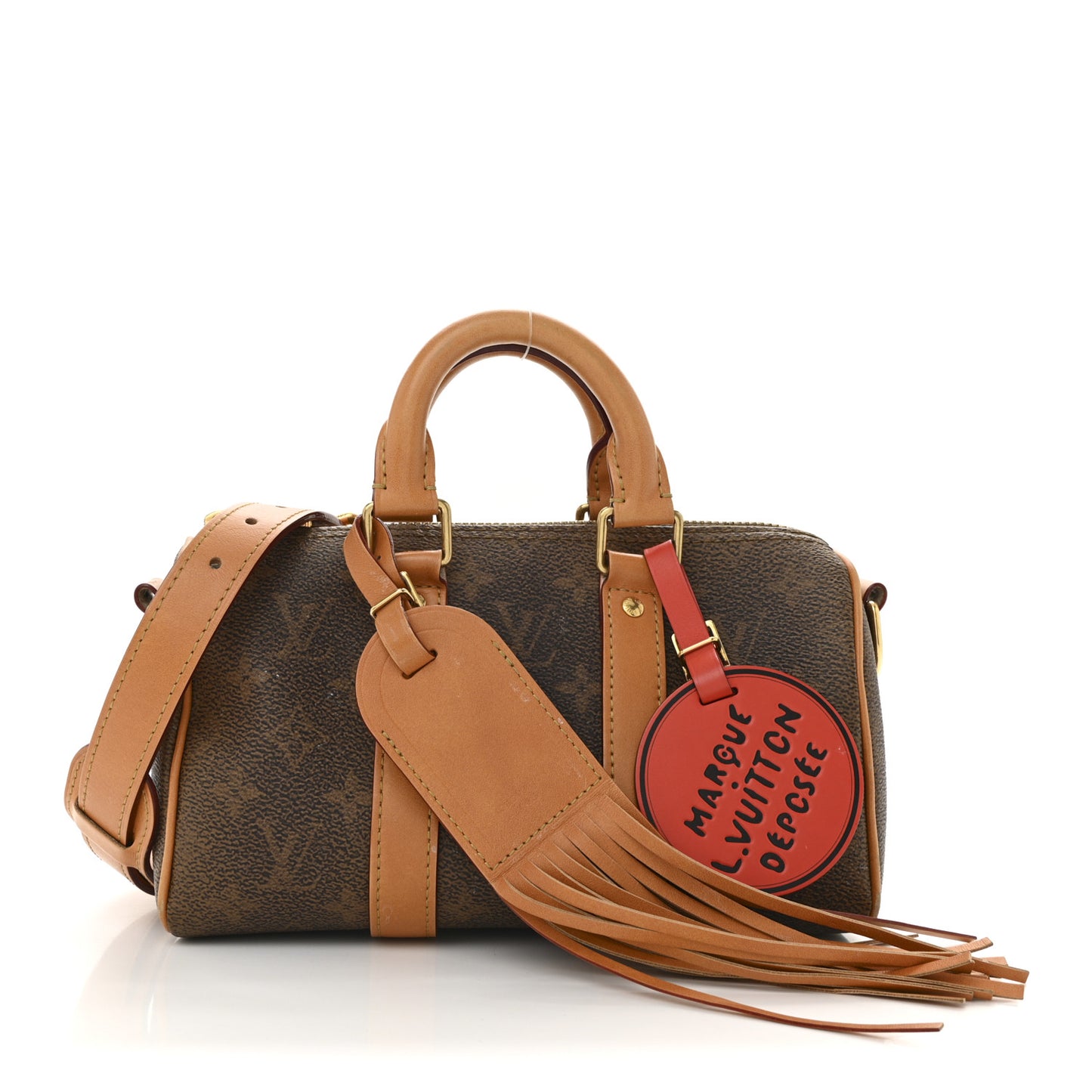Monogram Dust Keepall Bandouliere 25