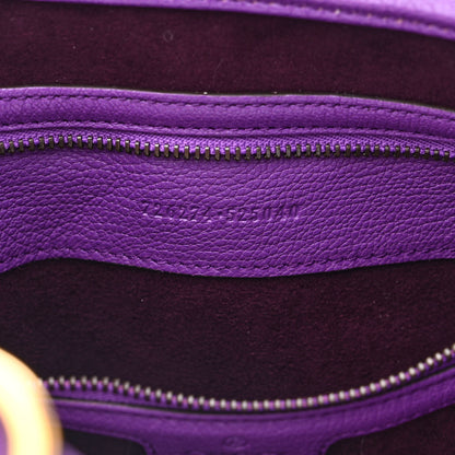 Gucci Goatskin Medium Aphrodite Shoulder Bag Shine Purple 7 of 11