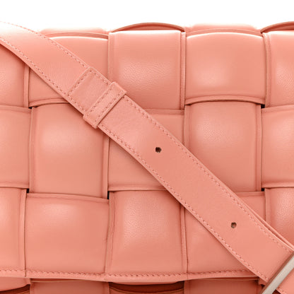 Bottega Veneta Nappa Maxi Intreccio Padded Cassette Crossbody Bag Peachy 8 of 10