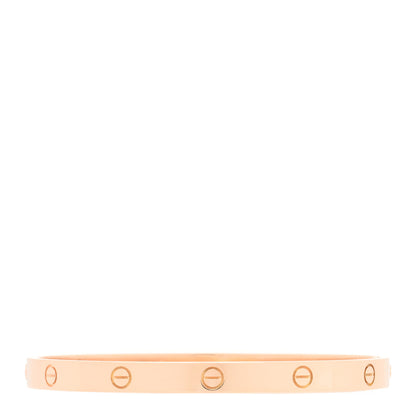 Cartier 18K Pink Gold LOVE Bracelet 21 2 of 5