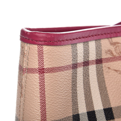 Burberry Haymarket Check Medium Regent Tote Dark Pink 10 of 12