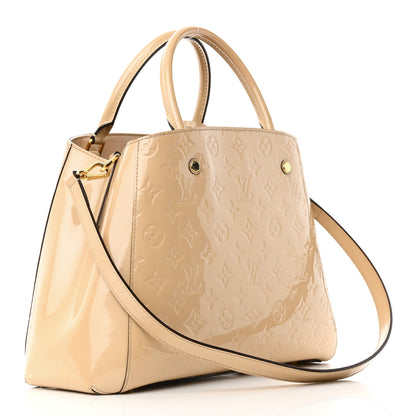 Louis Vuitton Vernis Montaigne MM Dune 2 of 28