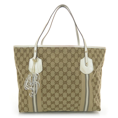 Gucci Monogram Web Large Jolie Tote White 1 of 9