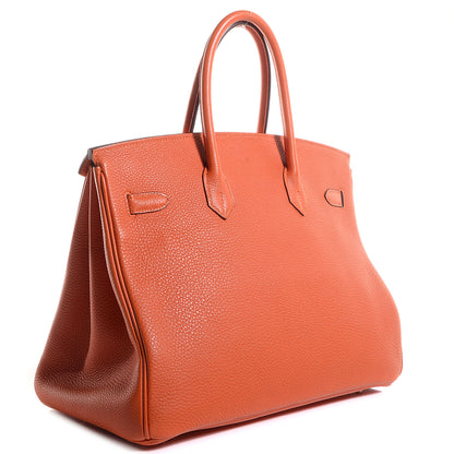 Hermes Togo Birkin 35 Orange 3 of 24