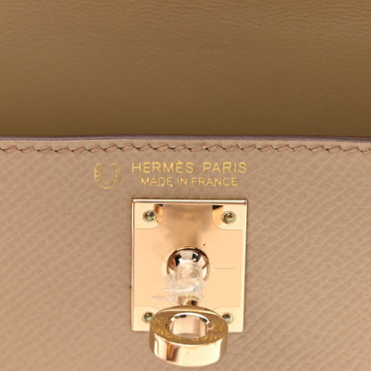 Hermes Epsom Horseshoe Mini Kelly Sellier 20 Trench Craie 6 of 10