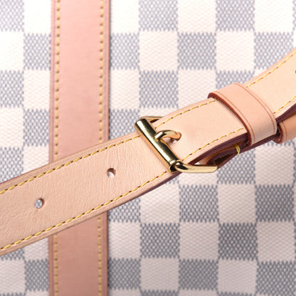 Louis Vuitton Damier Azur Keepall Bandouliere 55 27 of 30
